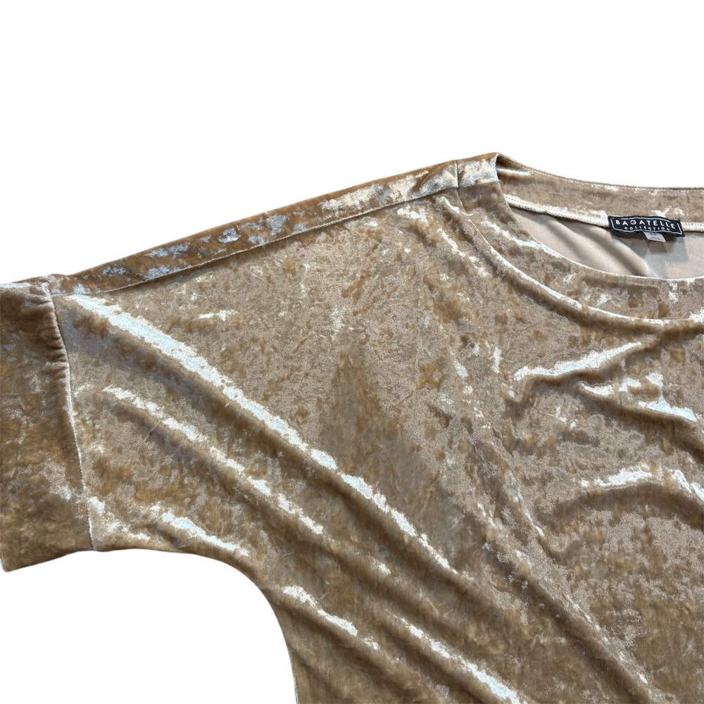 blush velvet Bagatelle collection shirt size medium